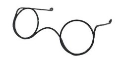 LENTES DE METAL 7CM