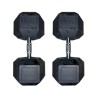 Par de mancuernas hexagonales 85 Libras Wod Pro,Par de mancuernas hexagonales 85 Libras Wod Pro