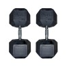 Par de mancuernas hexagonales 85 Libras Wod Pro,Par de mancuernas hexagonales 85 Libras Wod Pro