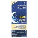 Mommy's Bliss, Suplemento líquido para favorecer el sueño de los niños, Melatonina, Niños de 3 años o más, Uva natural, 120 ml (
