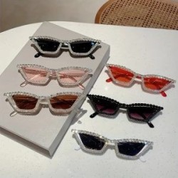 Gafas de Sol de Moda Cat Eye Pedreria Brillosa de Lujo Proteccion UV