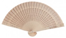 ABANICO MADERA 20CM