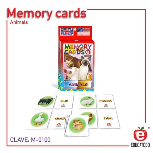 Memory Cards Domestic Animals