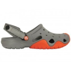 Crocs Sandalia Swiftwater C Smoke Humo