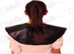 Capa – Cubridor protector negra con peso al frente para estilistas por pieza. CAP (PB)