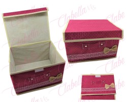 Caja organizadora GRANDE aprox 23x23x38cm multiusos plegable, por pieza, surtido