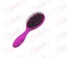Cepillo color metalico CERDAS DE PLASTICO para cabello normal, ondulado y lacio aprox de 25 cm por pieza, surtido. (PB)