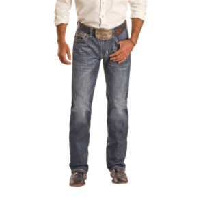 Jeans R&R Elástico Recto Corte Slim – BM1RD02488