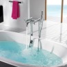 Loft Mezclador bimando exterior con inversor automático y ducha de mano Cromo