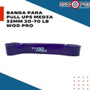 Banda para pull ups media 32mm 20-70 lb Wod Pro,Banda para pull ups media 32mm 20-70 lb Wod Pro