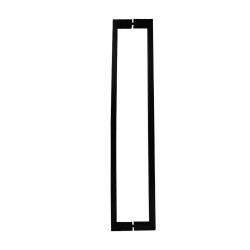 Jaladera / Manillón Rectangular Negro Acero Inoxidable | Jako Herrajes