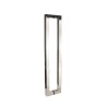Jaladera/ Manillón Rectangular Pulido Acero Inoxidable | Jako Herrajes