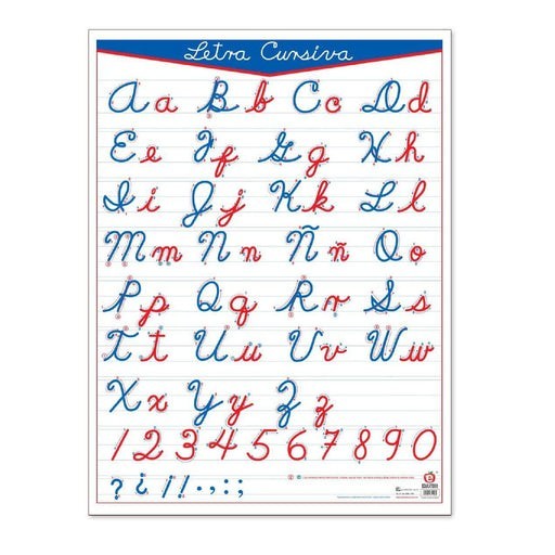 Póster Letra Cursiva