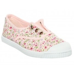 Tenis Natural Word textil para niña