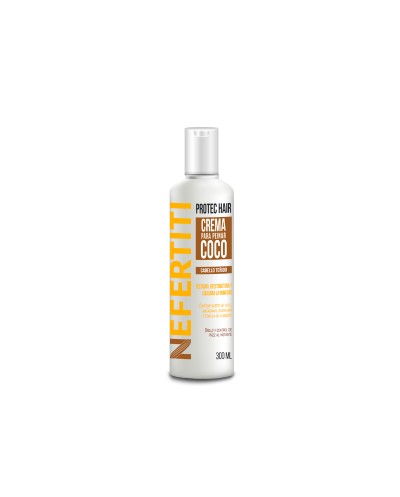 Línea Coco Crema para peinar equilibra la humedad y vitalidad natural 300ml - Nefertiti