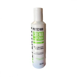 Crema para peinar Cabello Liso equilibra la humedad, elimina el frizz 300ml - Nefertiti