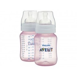 Biberones Avent 9oz 3m para niña