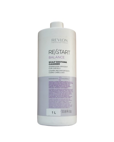 Restart balance soothing cleanser Limpia suavemente el cabello 1Lt- Revlon