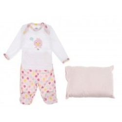 Conjunto Baby Mink Pijamink rosa