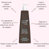 Shampoo chocolate repara el cabello maltratado y teñido, restaura la fortaleza y elasticidad 300ml - Loquay