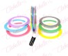 Cintilla adherible de COLORES PASTEL para uñas 6 piezas aprox de 4m por paquete. surtido you13-jx3 (PB)