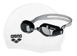Set de natación gorra y goggles Arena Adulto Unisex,Set de natación gorra y goggles Arena Adulto Unisex