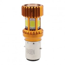 FOCO LED RASEN FDEL-5029GD-W 6 LADOS LUZ BLANCA CARCASA DORADA