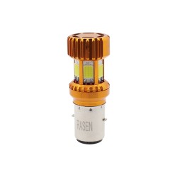 FOCO LED RASEN FDEL-5029GD-W 6 LADOS LUZ BLANCA CARCASA DORADA
