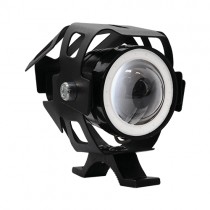 FARO LED AUXILIAR RASEN LED-13053W-BU MINI CON LUPA OJO DE ANGEL AZUL ALTA/BAJA Y ESTROBO