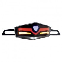 CALAVERA TRASERA LED RASEN CAL-1002Y-R PREMIUM AMARILLO/ROJO