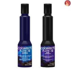 Shampoo y tratamiento Platinum matiz y neutralizador de reflejos amarillos 2*300ml - Nutrapél