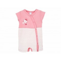 Jumpsuit Bolo de algodón para niña