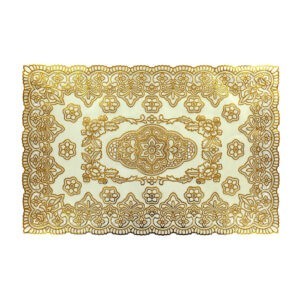 1pza Mantel con diseño y relieve, variedad de diseños y colores / mantel cirular, ovalado o cuadrado con diseños dorados / mante