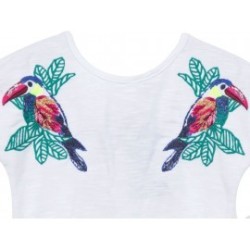 Catimini Playera con Bordados para Niña
