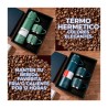 Termo ele-gate liso de acero inoxidable 500ml y juego de 3 tazas, variedad de colores / vacuum flask set