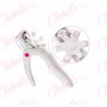Corta tips con medidor para manicure por pieza, surtido.