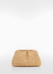Bolso clutch ratán