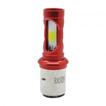 FOCO LED RASEN FDEL-5016R-Y-W MEDIA VUELTA AMARILLO/BLANCO CARCASA ROJA