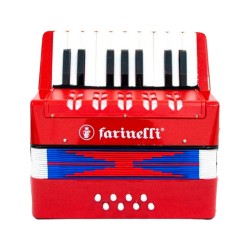 Acordeon Infantil JR Farinelli 17 teclas, 8 bajos