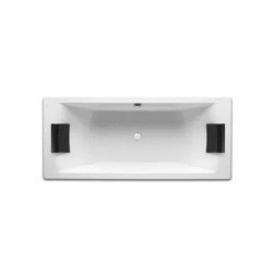 Hall Bañera acrílica rectangular Blanca
