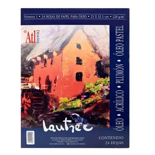 BLOCK PARA OLEO LAUTREC 1 25X32.5CM 24H 803