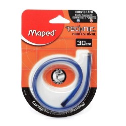 CURVIGRAFO PLASTICO ALMA DE PLOMO 30CM