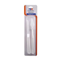 ESPATULA DE PLASTICO 3 Y 4 2PZ