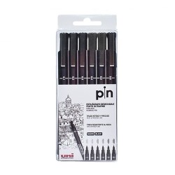 ESTILOGRAFO DESECHABLE ULTRAFINO 6PZ