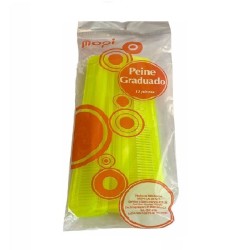Peine Graduado - Mopi 12 piezas