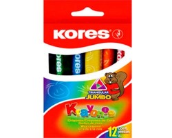 CRAYON CERA JUMBO TRIANGULAR 12PZ