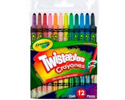 CRAYON CERA TWISTEABLES 12PZ