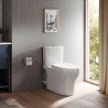 Aquia® IV Inodoro one-piece taza alargada 1.28 gpf & 0.9 gpf conexión Washlet+ Blanco Algodón