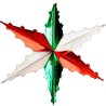 ESTRELLA SENCILLA TRICOLOR