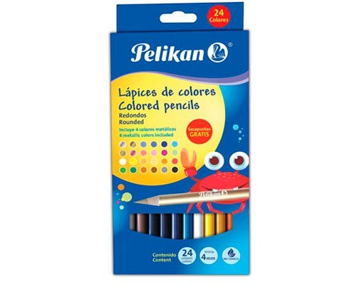 LAPIZ DE COLOR LARGO 24PZ